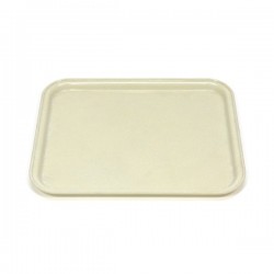 Fiberglass tray cream colored