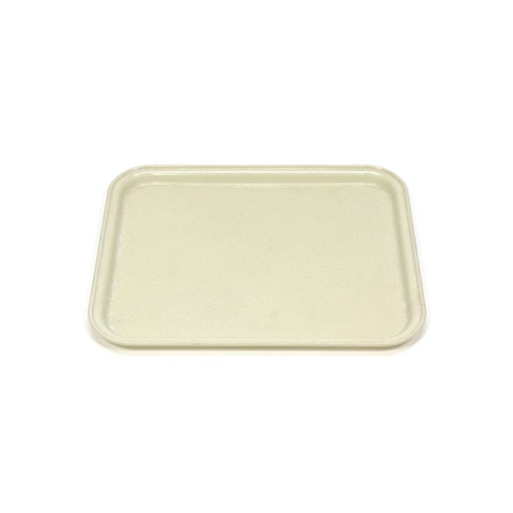 Fiberglass tray cream colored
