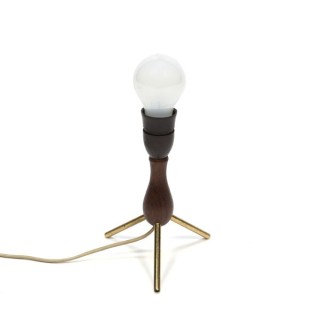 Teak lamp base - Retro Studio