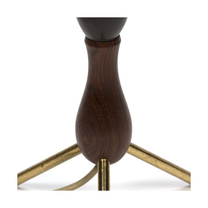 Teak lamp base - Retro Studio