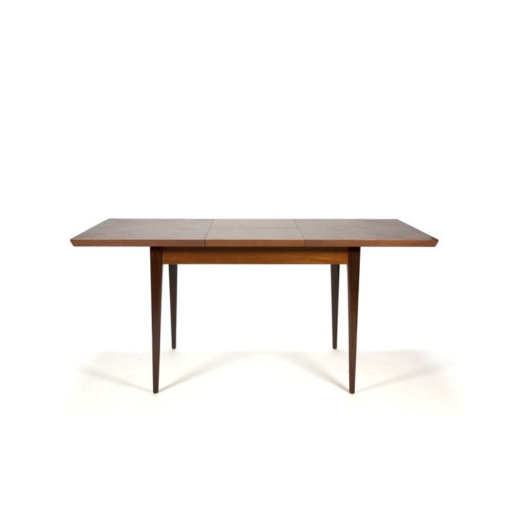 Teak dining table with extra leaf between - Retro Studio