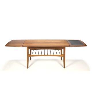 Coffee table in teak with extendable leafs - Retro Studio