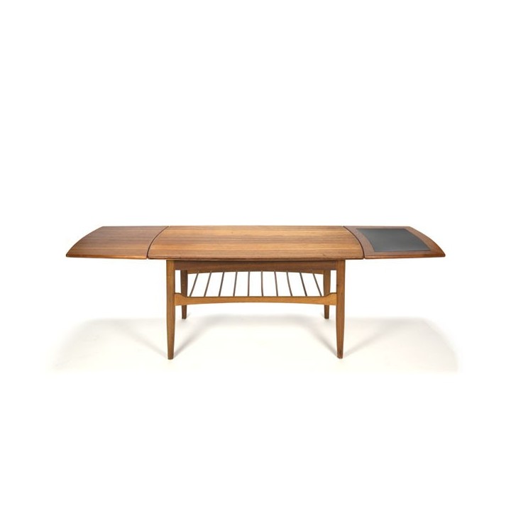 Coffee table in teak with extendable leafs - Retro Studio