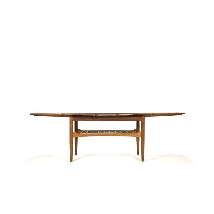 Coffee table in teak with extendable leafs - Retro Studio