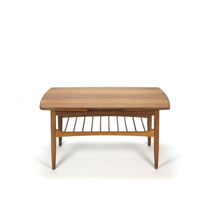 Coffee table in teak with extendable leafs - Retro Studio