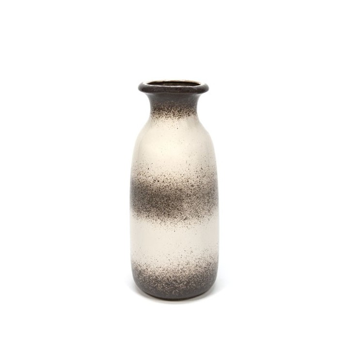 Large West-Germany vase brown/ white - Retro Studio