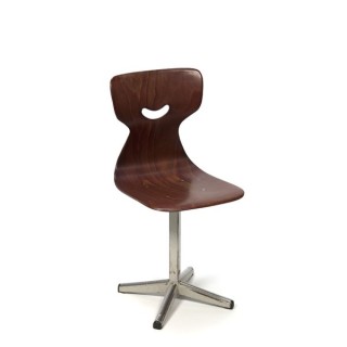 Industrial school chair by Pagholz no.2 - Retro Studio