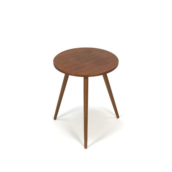 Round side table in teak - Retro Studio
