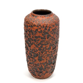 Grote Fatlava vaas oranje - Retro Studio