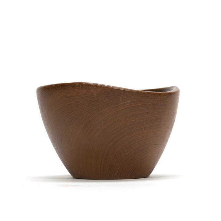 Organic shaped teak bowl - Retro Studio