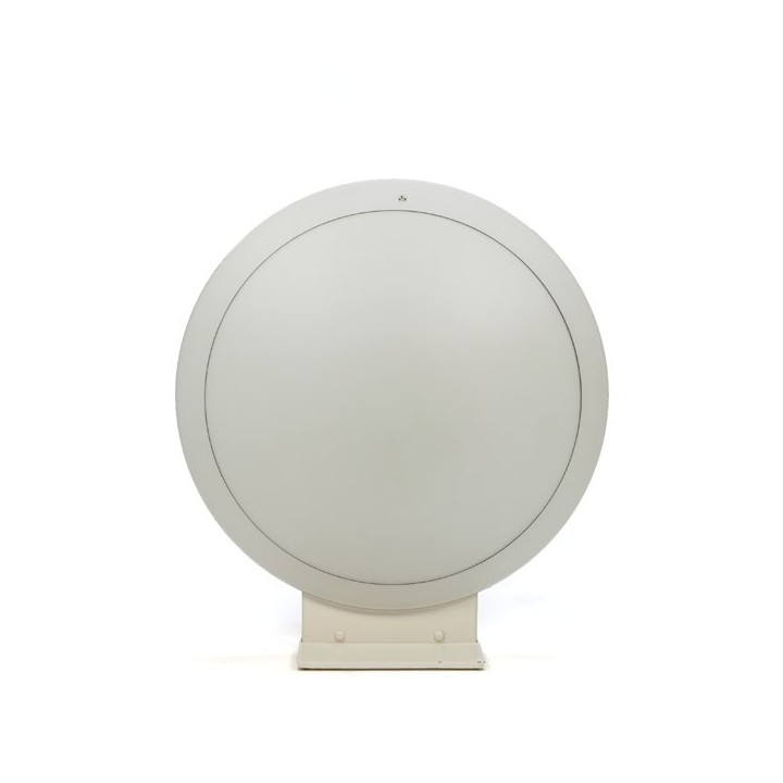 Grote glazen tafel/ vloerlamp merk Putzler - Retro Studio