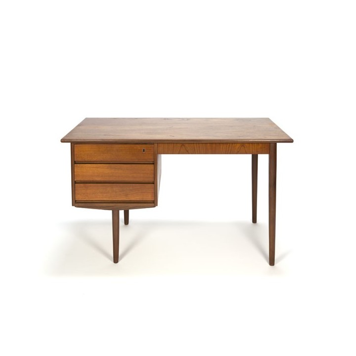 Teakhouten bureau uit Denemarken - Retro Studio