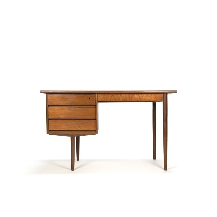 Teakhouten bureau uit Denemarken - Retro Studio