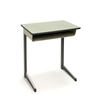Industrial children's desk with green top - Retro Studio