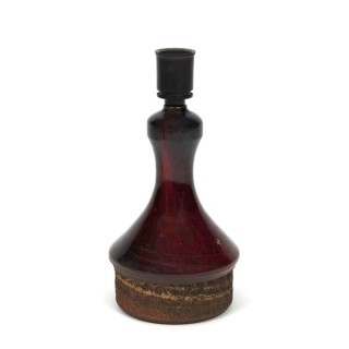 Ceramic lamp base red - Retro Studio