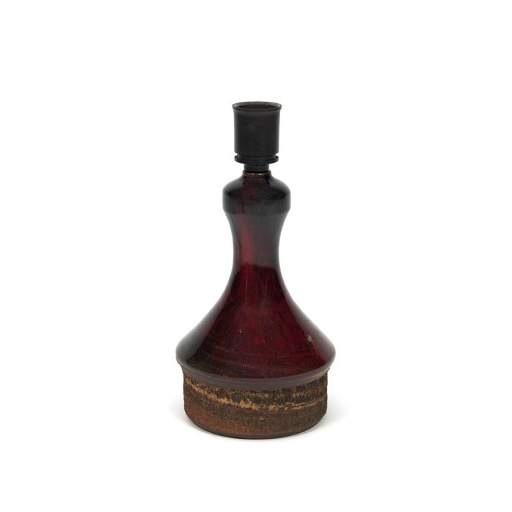 Ceramic lamp base red - Retro Studio