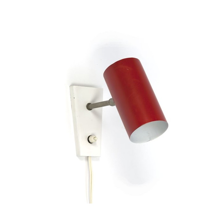 Hala Zeist red tube wall lamp - Retro Studio