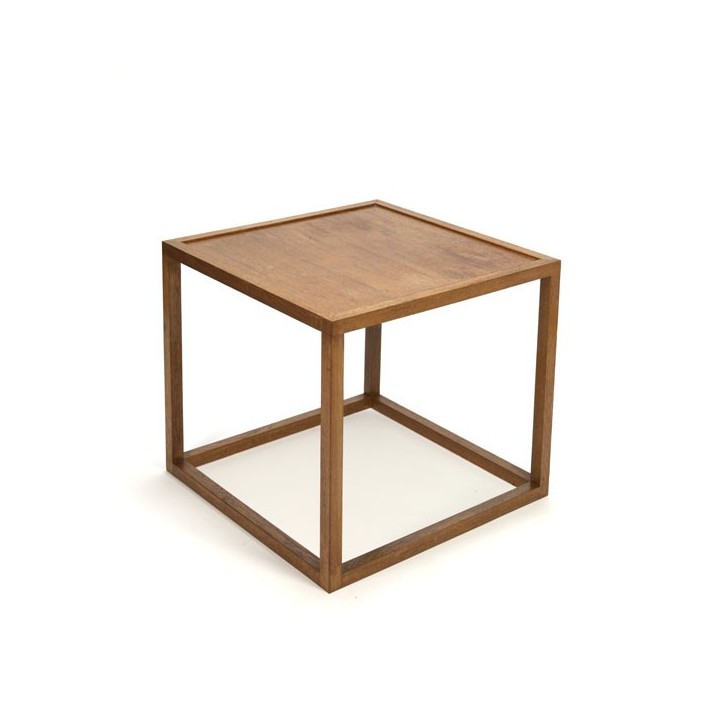 Cubistic wooden side table - Retro Studio