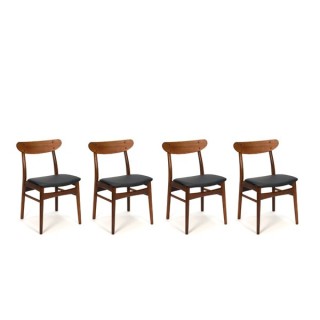 Set van 4 Deense design stoelen - Retro Studio