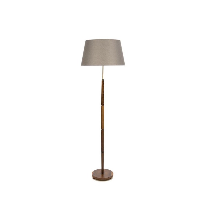 Floor lamp on a teak base - Retro Studio
