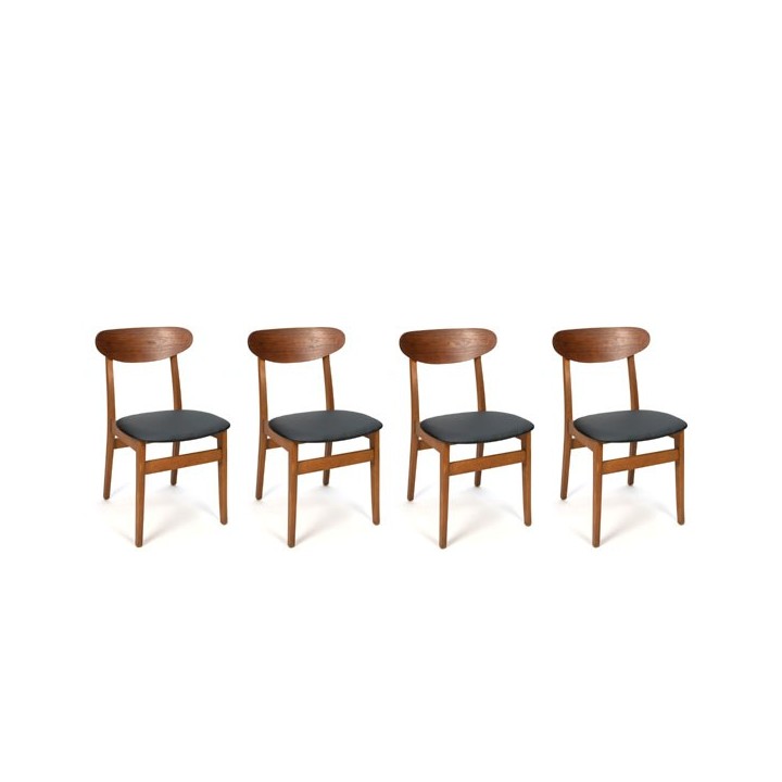 Set of 4 Danish design chairs - Retro Studio