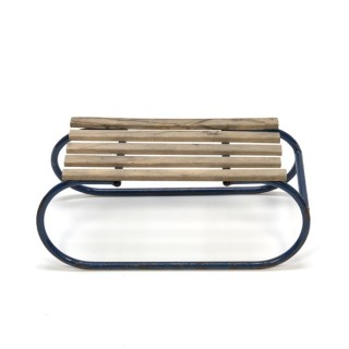 Blue metal sledge - Retro Studio