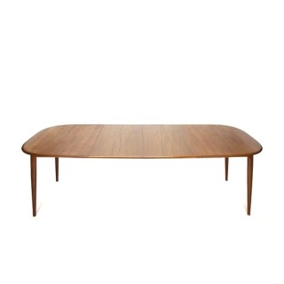 Large teak dining table by Skovmand & Andersen - Retro