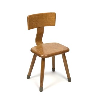 Wooden school chair - Retro Studio