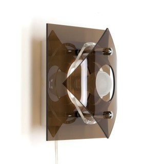 Vintage wandlamp plexiglas - Retro Studio