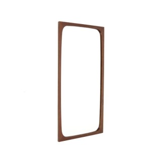 Teak mirror with round corners - Retro Studio