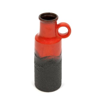 West-Germany vase red/ black - Retro Studio