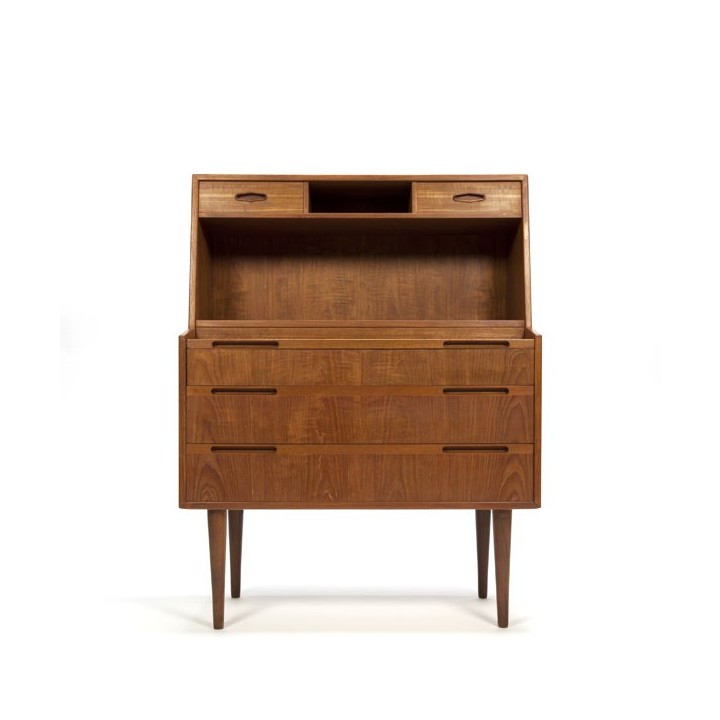 Danish design secretaire in teak 1960s - Retro Studio