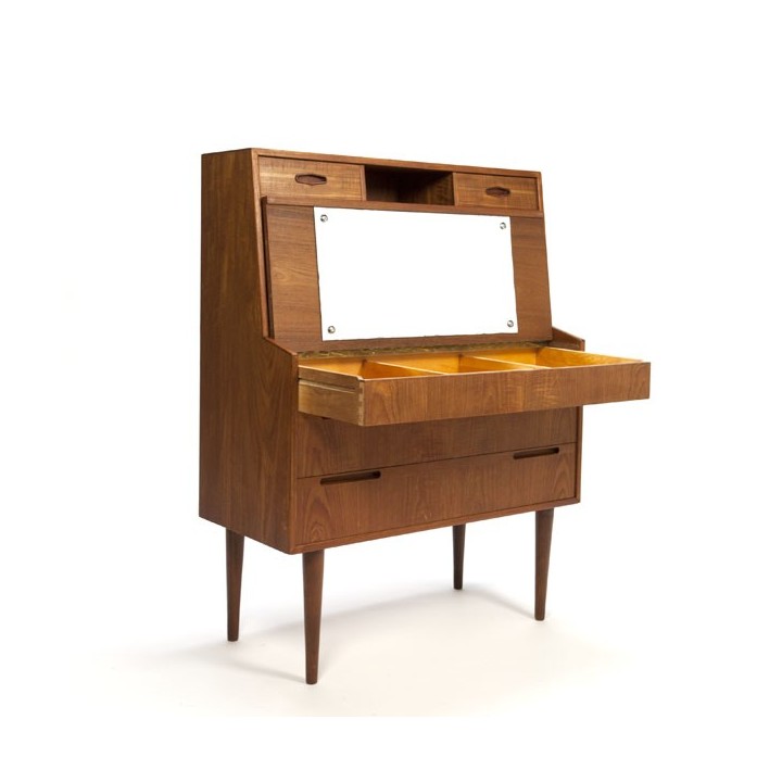 Danish design secretaire in teak 1960s - Retro Studio