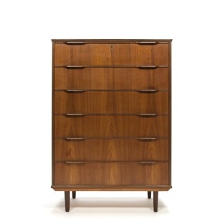 Large Danish dresser with 6 drawers - Retro Studio