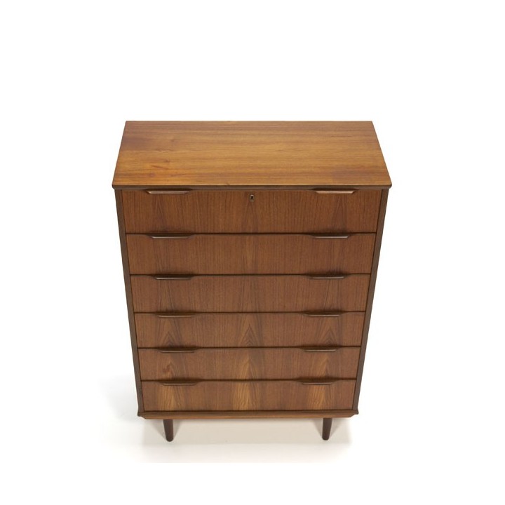 Large Danish dresser with 6 drawers - Retro Studio