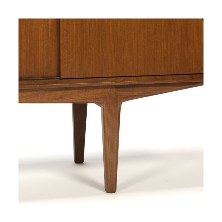 Laag Deens dressoir in teakhout - Retro Studio