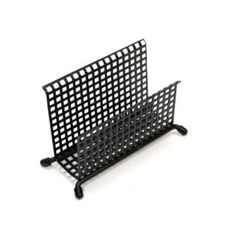Post holder black perforated metal - Retro Studio