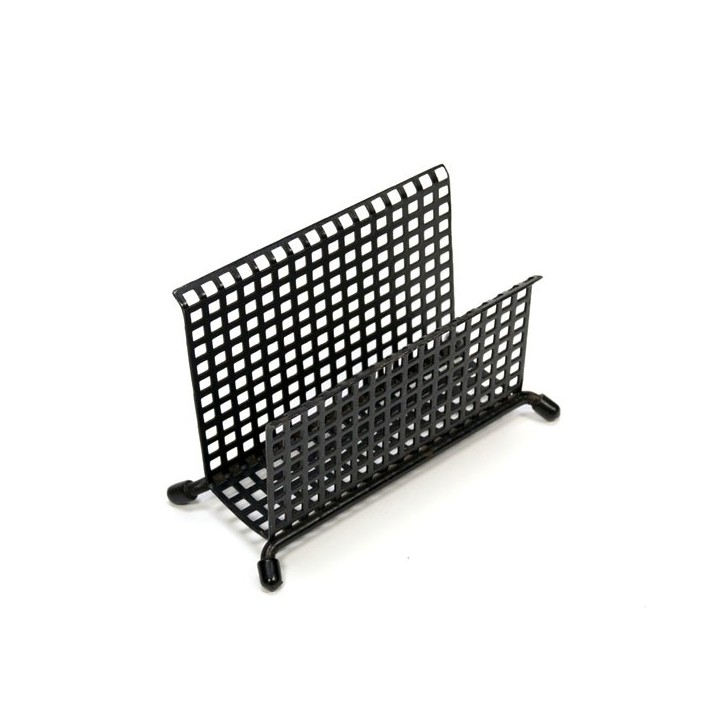 Post holder black perforated metal - Retro Studio