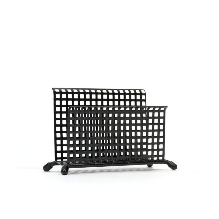 Post holder black perforated metal - Retro Studio