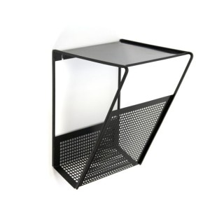 Small wall rack black metal - Retro Studio