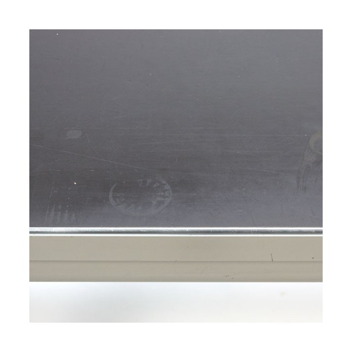 Industrial working-/ dining table with grey base - Retro