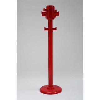 Rode plastic kapstok
