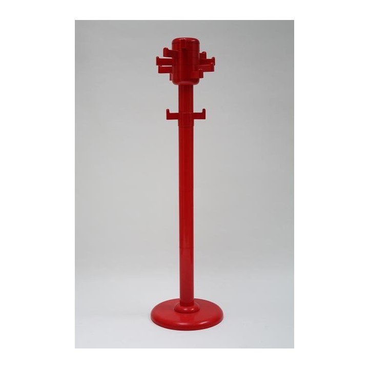 Rode plastic kapstok