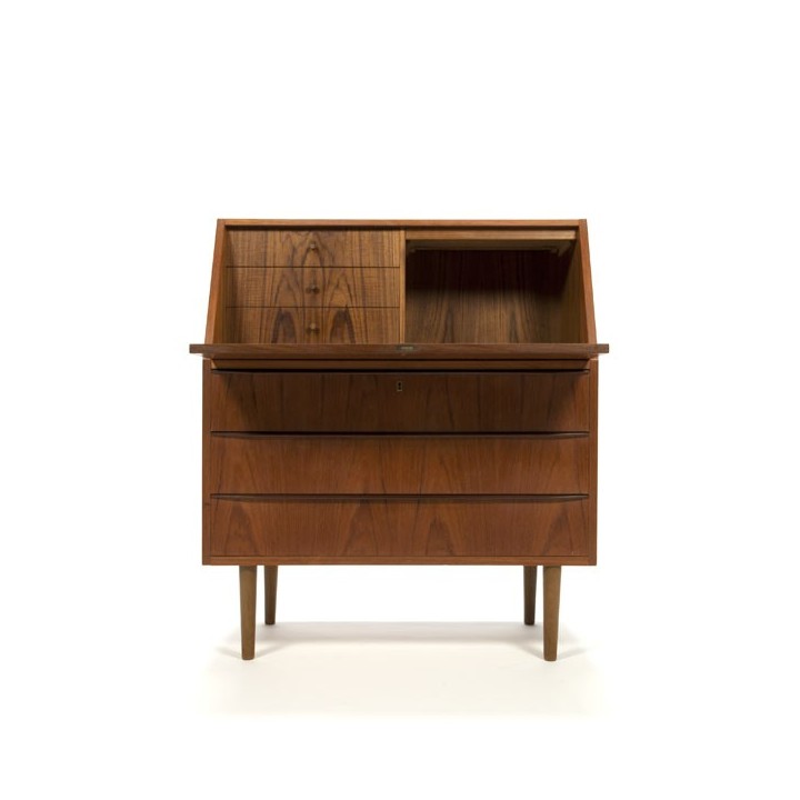 Teak secretaire from Denmark - Retro Studio