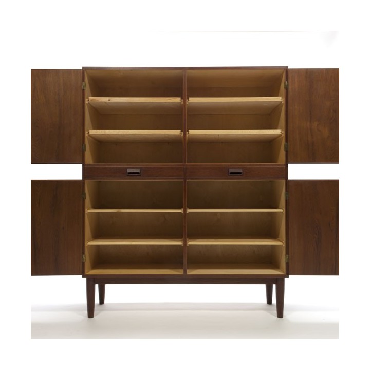 Grote Deense kast in teakhout - Retro Studio