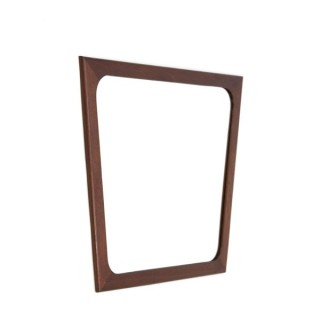 Spiegel met teakhouten rand - Retro Studio