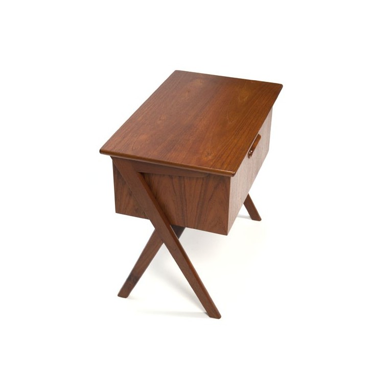 Small cabinet with large drawer in teak - Retro Studio