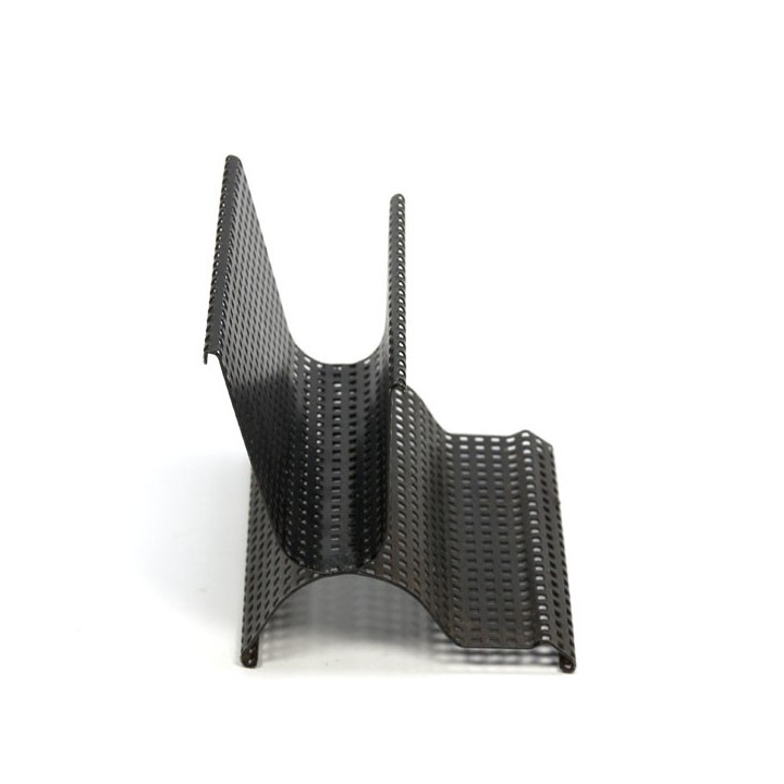 Black perforated letter holder - Retro Studio