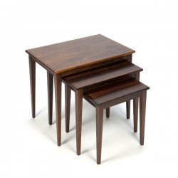 Set rosewood nesting tables