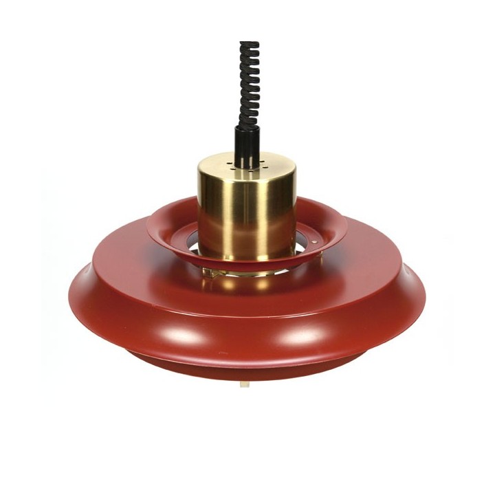 Red brass discs lamp - Retro Studio